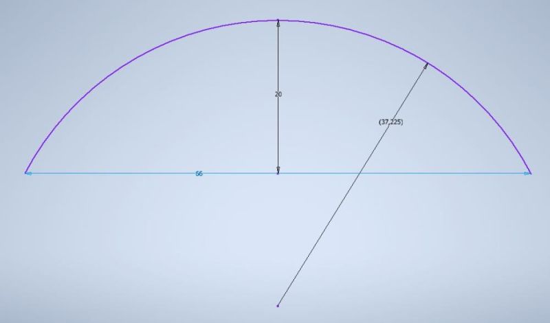 Aluminium Heckfender Länge über Rücken 800mm, Breite 145mm